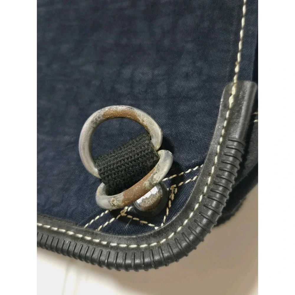 Kipling Bag Laptop Luggage Dual‎ Buckles Lock Plastic Insert Handle Blue Case